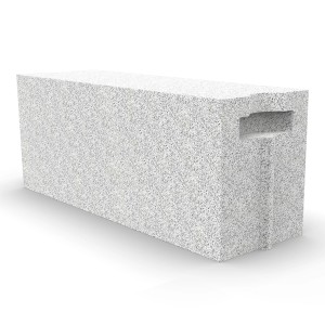 H+H Planstein Porenbeton, 62,5x25x20 cm, für Mauerwerk mit guter Wärmedämmung und Brandschutz.