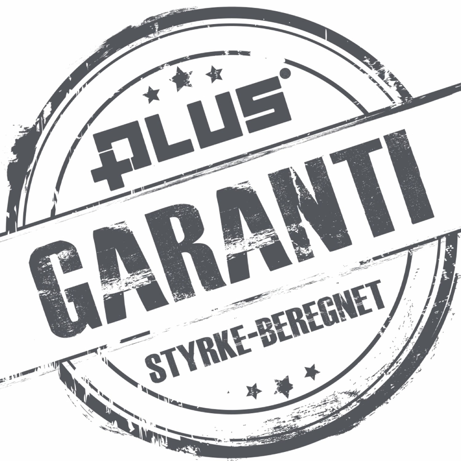 PLUS Garantiestempel für Pfostenträger und Bodenhülsen.