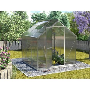 Gewächshaus Triton 3800 HKP 4 mm Alu-Blank inkl. Fundament