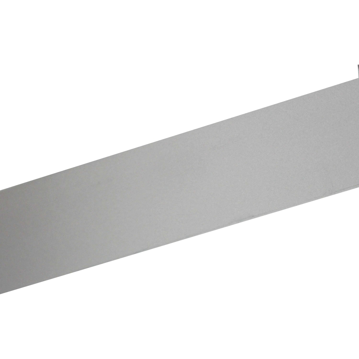 Silbernes Arcansas U-Profil aus Aluminium, 21x21x1000 mm, für Bau und Konstruktion.