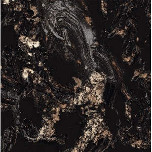 Feinsteinzeug Bodenfliese Gold, 60x60 cm, polierte Marmor-Optik für Innenräume.