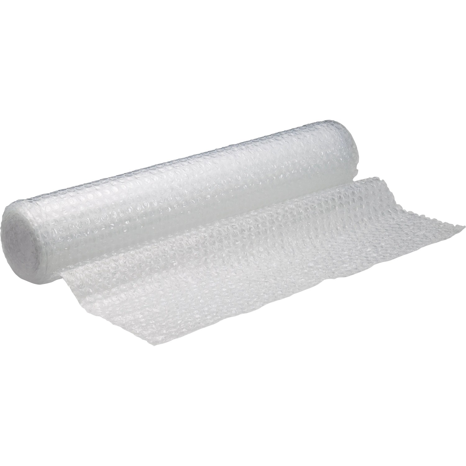 Rolle Luftpolsterfolie, 1 m x 5 m, durchsichtig, zum Schutz empfindlicher Gegenstände.