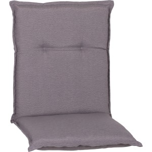 Hellgraue Paspelauflage Tanana für Niedriglehner Gartenstühle.