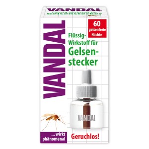 Vandal Gelsenstecker Nachfüllung, geruchloser Flüssigwirkstoff für bis zu 60 Nächte.