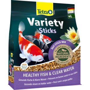Tetra Pond Variety Sticks 4L: Teichfutter für gesunde und farbenprächtige Fische.