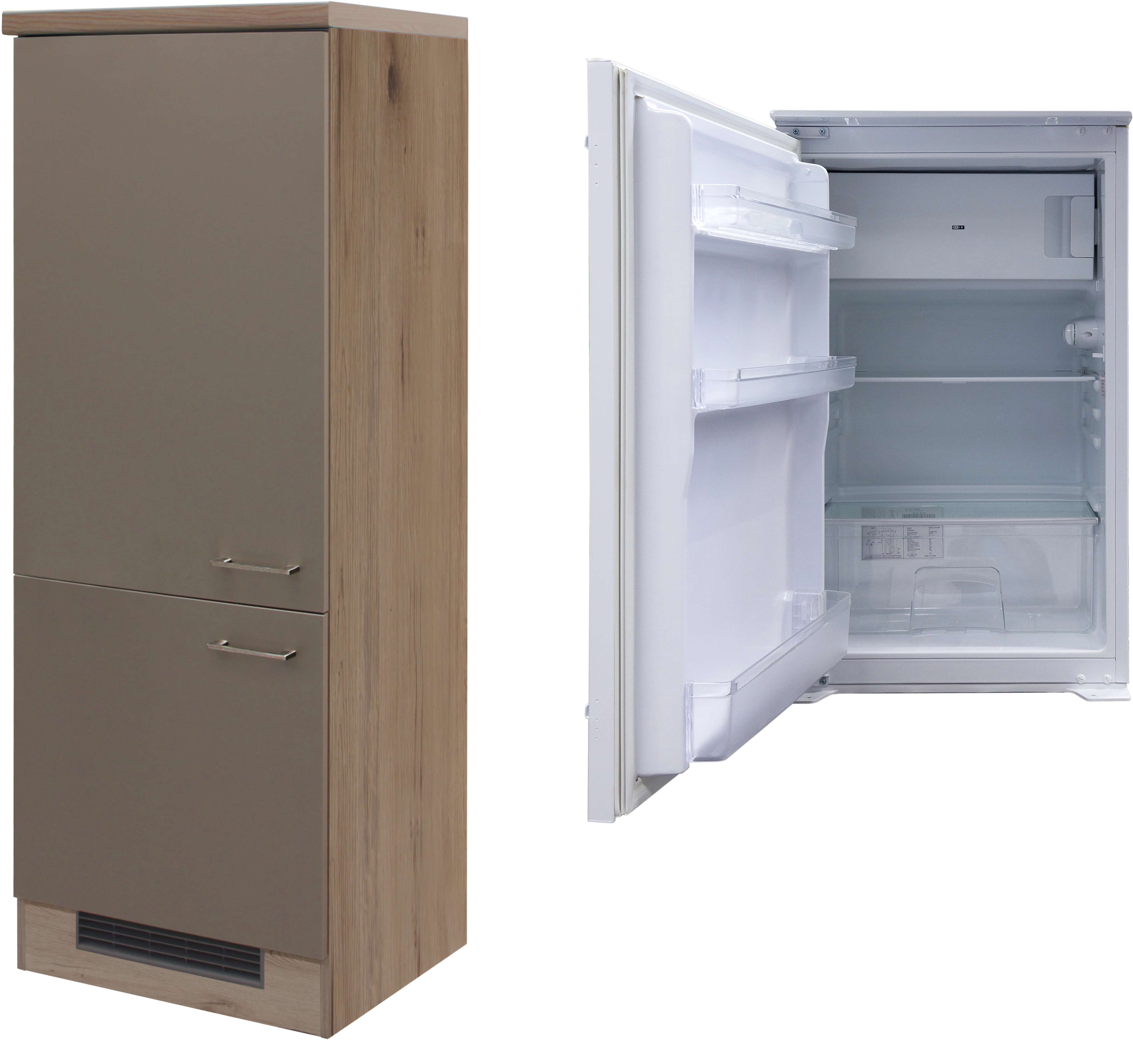 bei Flex-Well 60 cm Kühlschrankumbau Arizona mit EEK: OBI A+ Kühlschrank kaufen