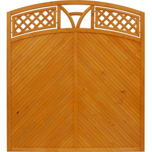 Sichtschutzzaun Toulon 180/195 cm x 180 cm Pinie