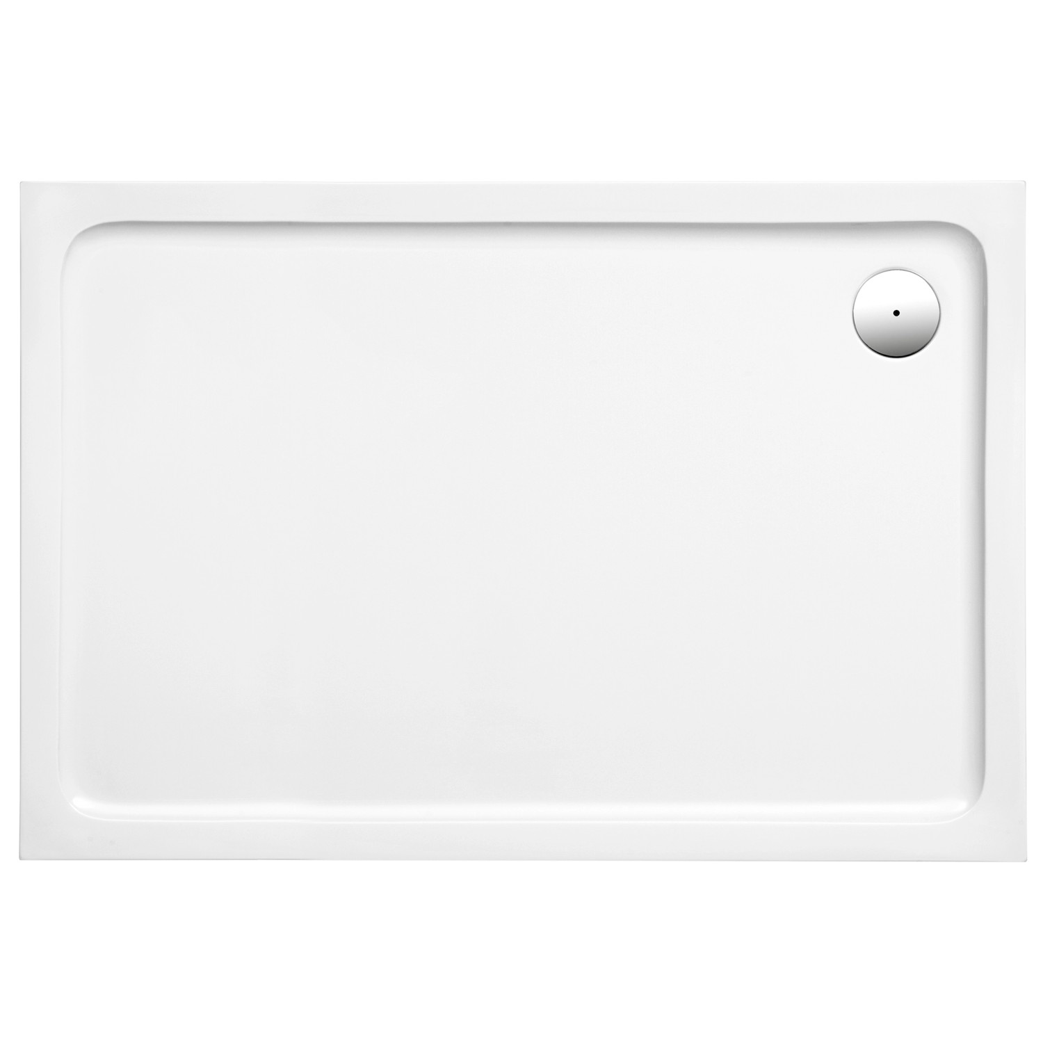 Ottofond Duschwannen-Set Aruba Rechteck 100 cm x 80 cm Weiß_2