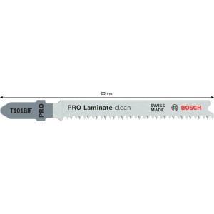 Bosch T101 BIF Stichsägeblatt für Laminat, robust und präzise.