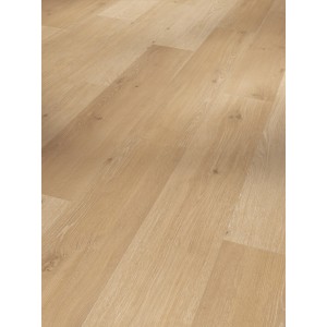 Parador Vinylboden Classic 2030 Eiche Hell Natural Mix, verlegt. Holzoptik, Klicksystem.