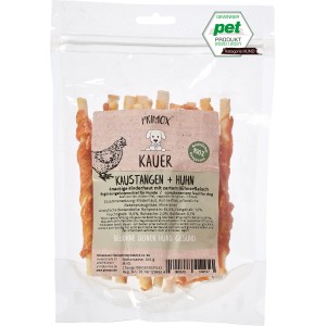 Primox Kausstangen Huhn, 200g: Hunde-Snack aus Rinderhaut mit Hühnerfleisch. Natürlicher Kausnack für Hunde.