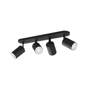 Philips Hue Smart-LED-Deckenleuchte Fugato White & Color Ambiance 4er Spot