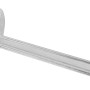 Fackelmann Fleischklopfer aus Aluminium, 22,5 cm, silberfarben, mit gezackter Schlagfläche.