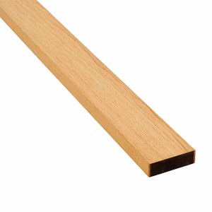 Denpanels Abschlussleiste, Kern schwarz, Eiche geölt, 300 cm. Zubehör für Paneele.