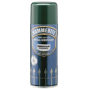 Hammerite Metall-Schutzlack-Spray, Silbergrau Hammerschlag, 400ml Dose.