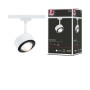 Paulmann LED-Schienenspot Aldan, signalweiß, warmweißes Licht, Teil eines URail-Schienensystems.