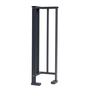 Eckset Linus, Aluminium, Anthrazit, 120x26cm, für Treppen und Geländer. Eckverbindung für 90°-Ecken.