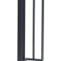 Eckset Linus Aluminium Anthrazit - Geländer 120 x 26 cm für Montage von oben
