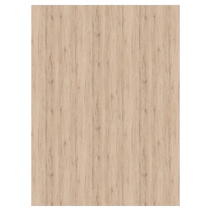 CPL-Arbeitsplatte Eiche Sanremo Sand, 280 cm x 63 cm, robuste Küchenarbeitsplatte mit Holzstruktur.