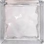Fuchs Deko Glasstein Wolke, 14,5x14,5x8cm, klar. Dekorativer Glasbaustein für kreative Deko-Ideen.
