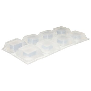 Wagner Elastikpuffer-Set EH3120 Transparent 20 mm x 20 mm x 6 mm 8-tlg.