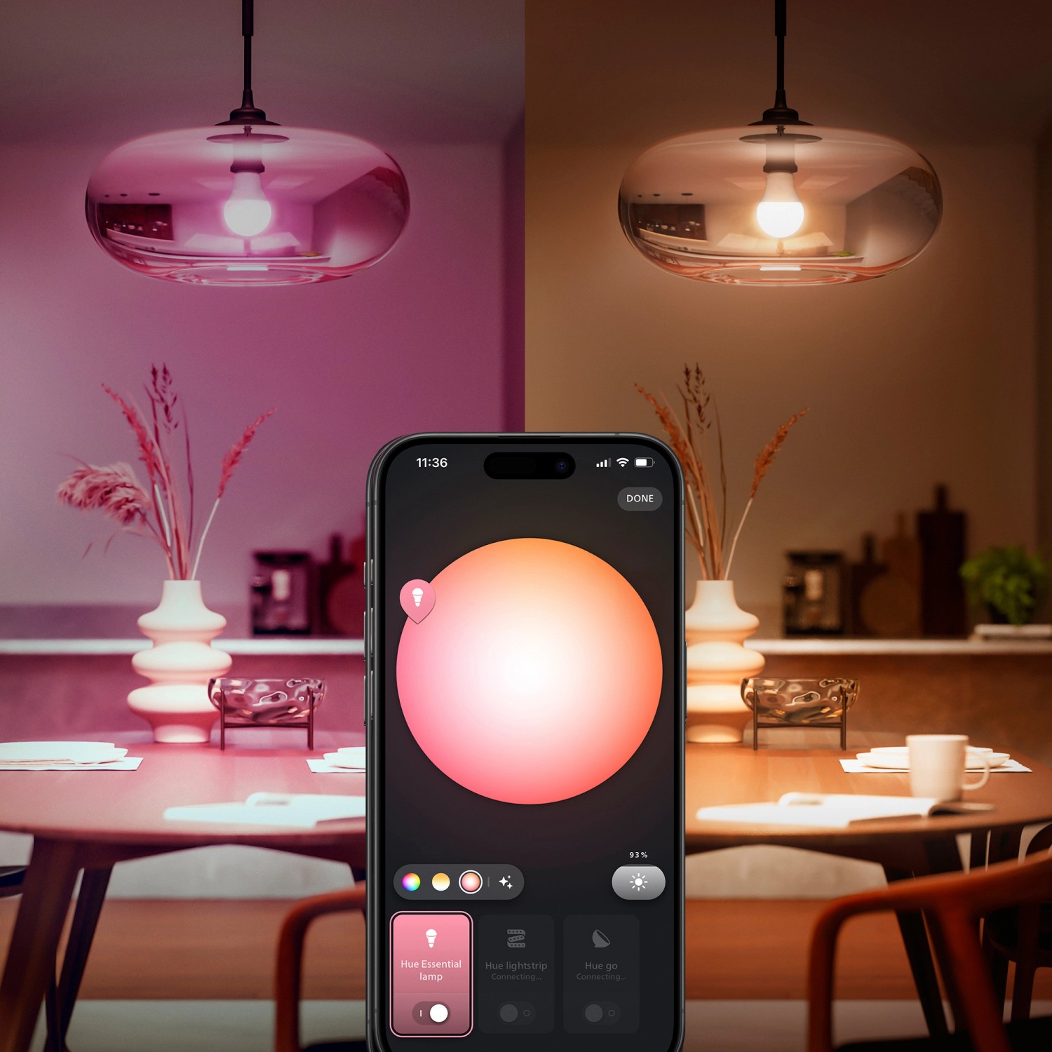 Philips Hue Leuchtmittel E27 Glühlampenform 6.500 K 806 lm 8 W 2er Set_6
