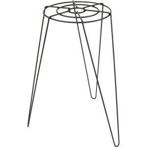 Wagner Pflanzenständer GH 0560, schwarz matt, 60 cm, aus pulverbeschichtetem Stahl für Innen- und Außenbereich.