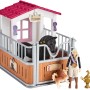Schleich Horse Club Pferdebox mit Tori, Friesen Stute Princess, Chihuahua und Zubehör.