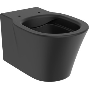 Ideal Standard Connect Air Wand-WC, spülrandlos, Schwarz, für moderne Bäder.