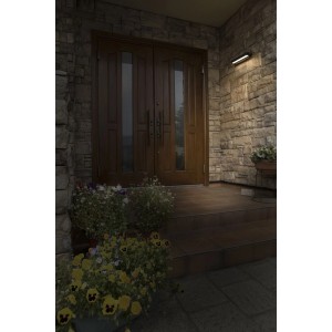 Osram-Außenwandleuchte Endura Style USB Volt Dunkelgrau IP54 Sensor