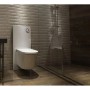Glasdeals Sanitärmodul für Wand-WC inkl. Betätigungsplatte Weißglas 6220_2