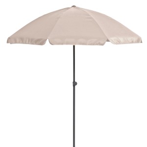 Balkonschirm Hernando Ø 200 cm Beige mit Push-Up-Funktion