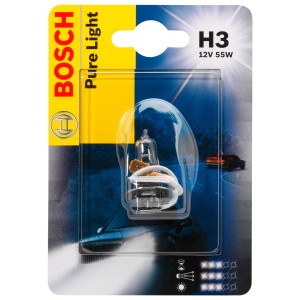 Bosch GLL Pure Light H3 Lampe für Autoelektrik, 12V 55W, in Originalverpackung.