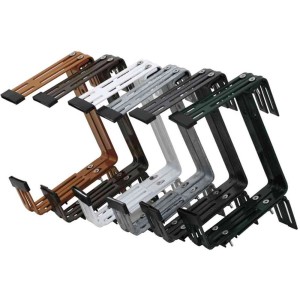 Siena Garden Blumenkastenhalter Gigant in verschiedenen Farben, verstellbar für Geländer.