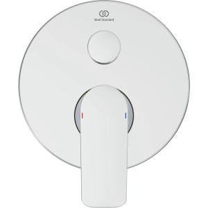 Ideal Standard Connect Air Unterputz Wannenarmatur, Chrom, mit Temperaturmarkierung.