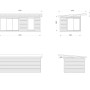 Palmako Gartenhaus Andrea Slide Plus 595 x 300 cm Grau-Anthrazit FSC®_5