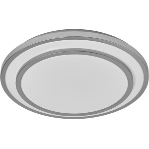 LED-Deckenleuchte Orbis Berlin, silberfarben, Ø 49,2 cm. Moderne Lampe für Innenräume.