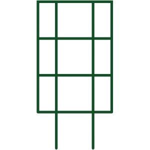 Grünes Peacock Topf Spalier Vario S, 20x40cm, Rankhilfe für Topfpflanzen.