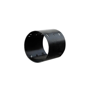 Aco Master Drainage Verbindungsmuffe DN 100 aus Kunststoff für Drainagerohre.