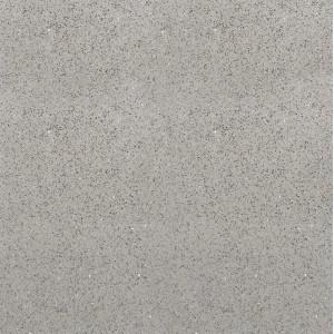 Bodenfliese Quarzkomposit Grau Glänzend Rektifizierung 60 cm x 60 cm