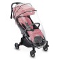 Rosa Globber Stroll Lite Buggy mit Regencover. Leichter Kinderwagen mit 1-Hand-Falt-Automatik für Baby & Kleinkind.