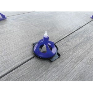 LUX-TOOLS Gewindelasche 1,5 mm auf Fliese, Teil des Fliesen Nivelliersystems, 250 Stück.