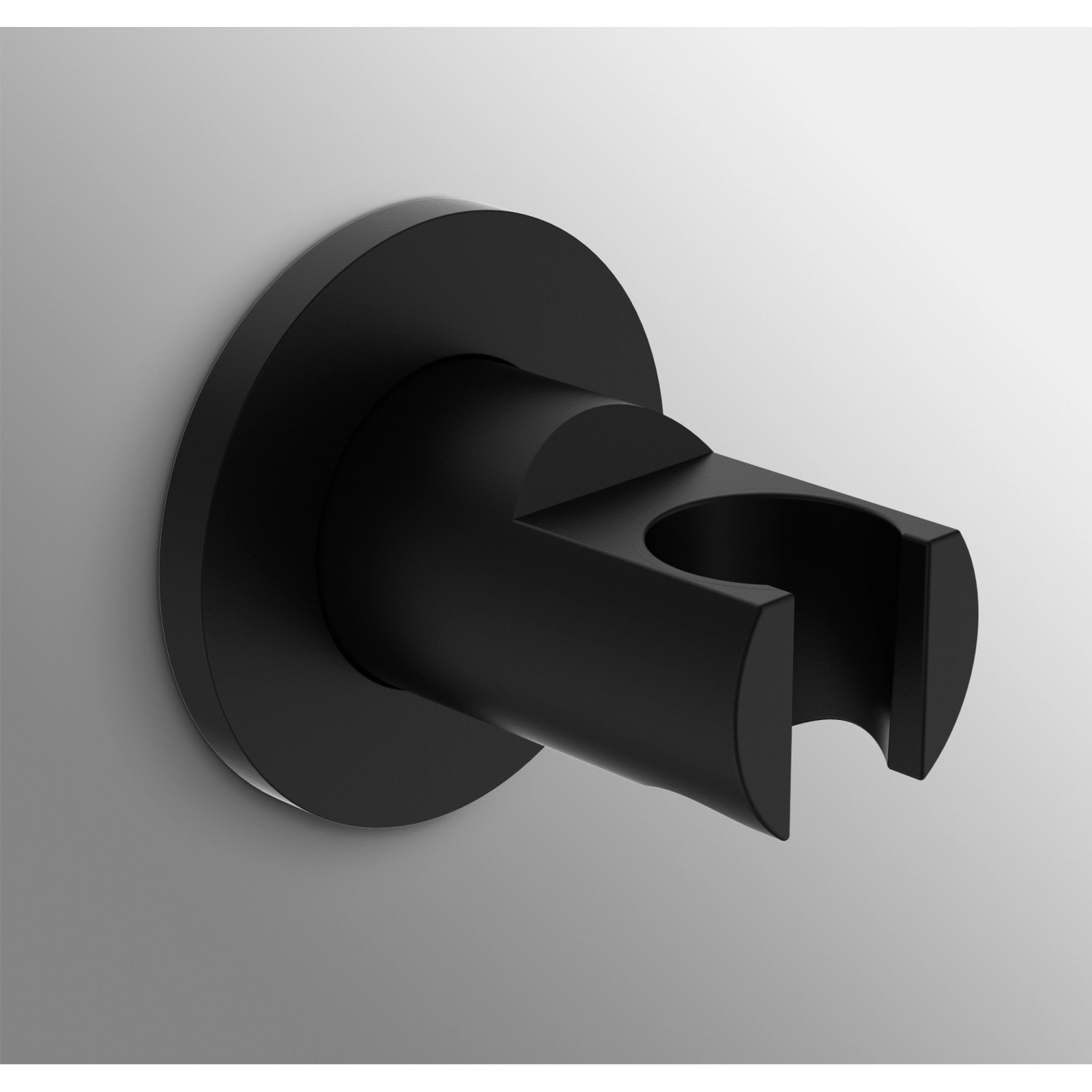 Ideal Standard Idealrain Brausehalter, rund, Schwarz. Halterung für Handbrause.