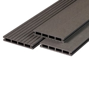 Terrassendiele WPC Anthrazit 2,1 cm x 14,5 cm x 300 cm