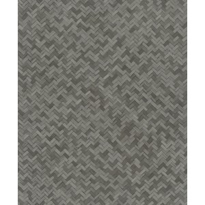 Marburg Vliestapete Botanica Struktur Fischgrätenmuster Anthrazit FSC®