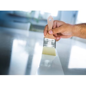 Hand bemalt Oberfläche mit LUX Finisher-Pinsel (50 mm).