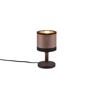 Reality Design-Tischlampe Davos 1-flammig Schwarz Matt 12 cm x 12 cm