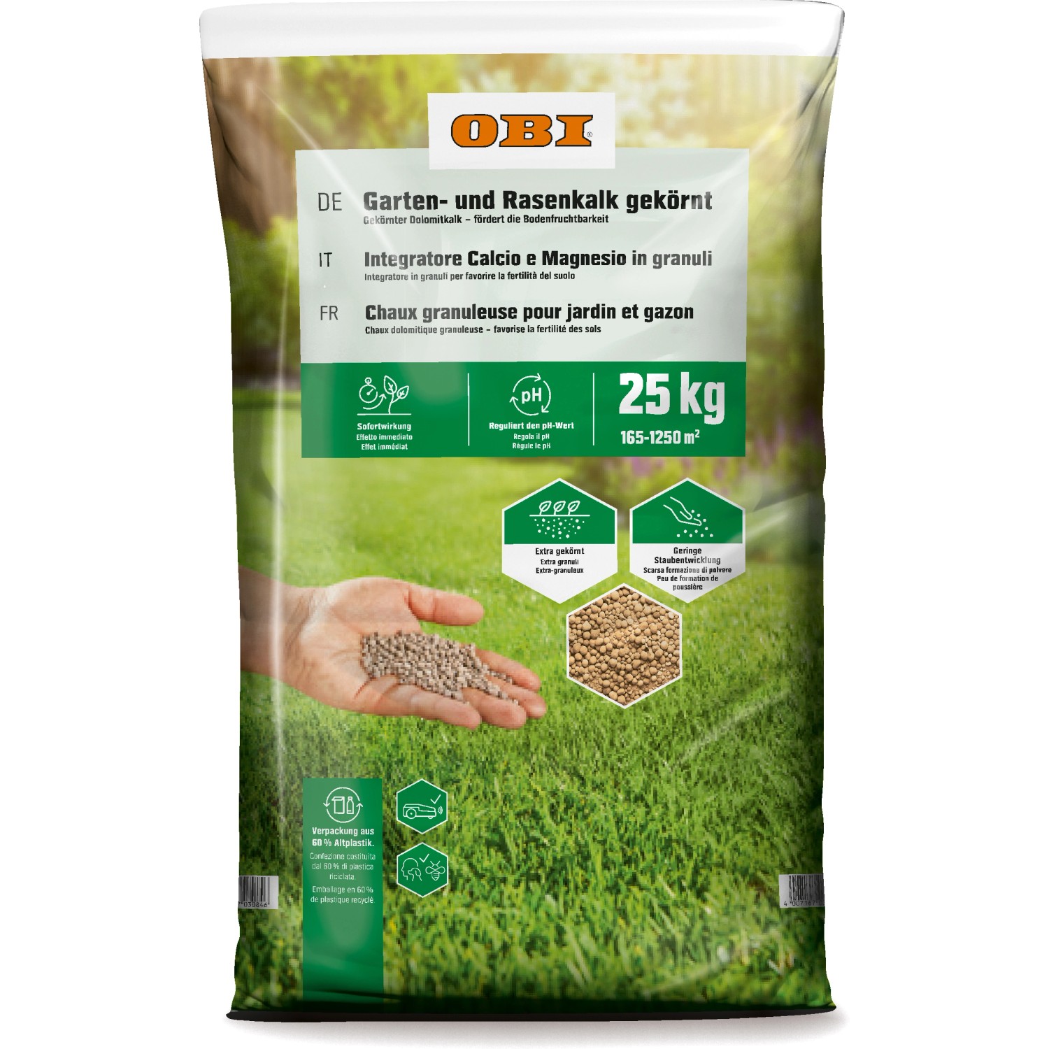 OBI Garten und Rasenkalk Dolomitkalk 25 kg kaufen bei OBI