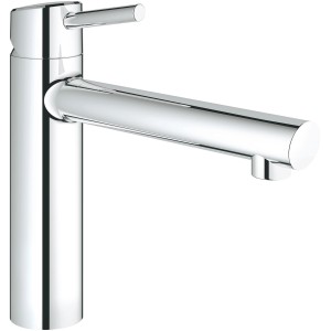 Grohe Concetto Einhand-Spültischbatterie in Chrom mit entnehmbarer Armatur.