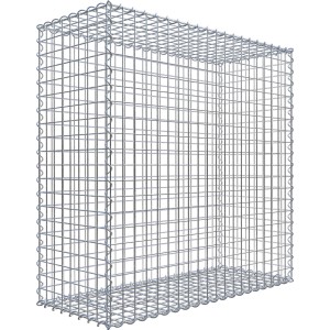Gabiona Gabionenkorb 100 cm x 100 cm x 40 cm Maschenw 5 cm x 5 cm